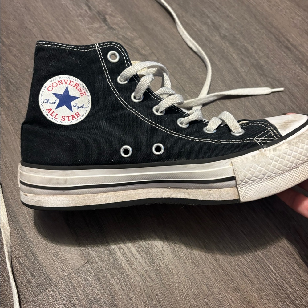Converse Black and White High-Top Sneakers